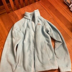 Columbia Light Blue Fleece Hoodie